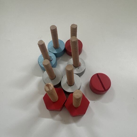 Rare Janod of France Wooden Fire Truck & Firefighters Building Toy READ - Picture 10 of 16